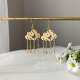 Rain Cloud Earrings Dangle, Celestial Cloud Drop Earrings, Unique Cloud Earring Dangle